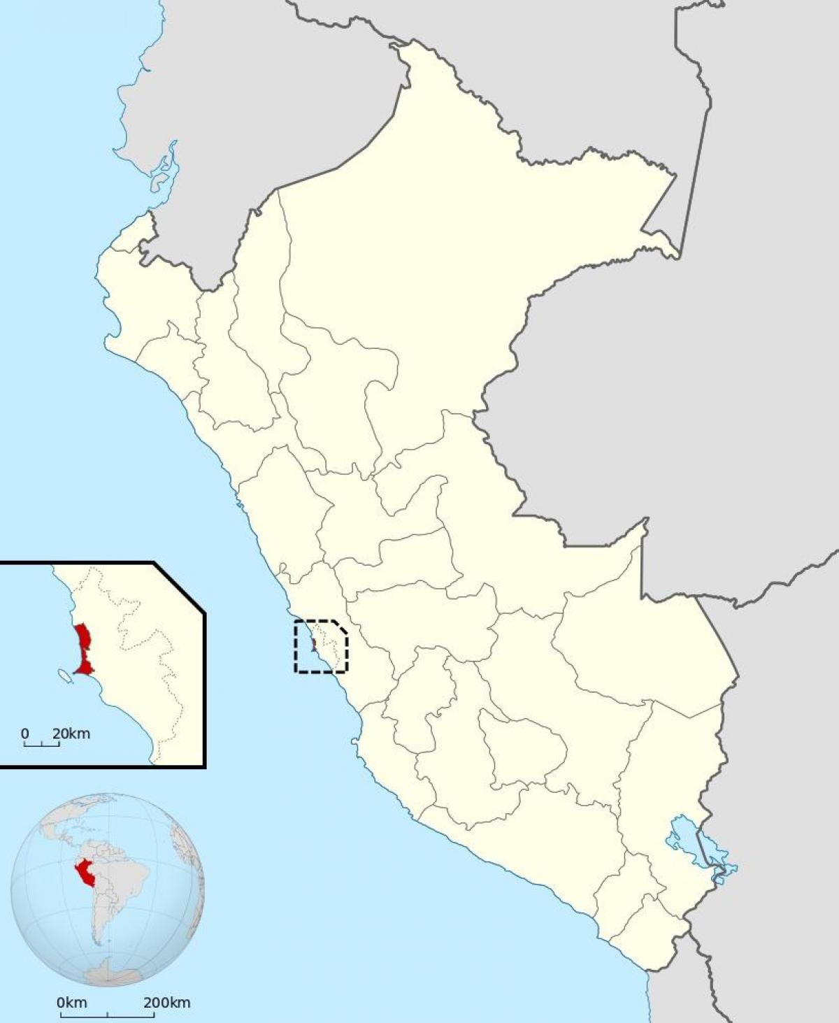 kort om callao i Peru