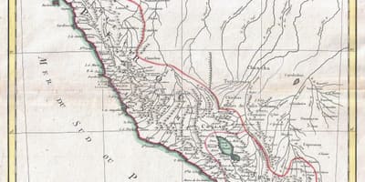 Kort over gamle kort over Peru