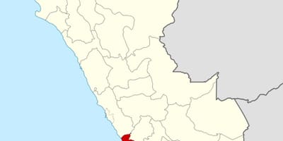 Kort ica Peru