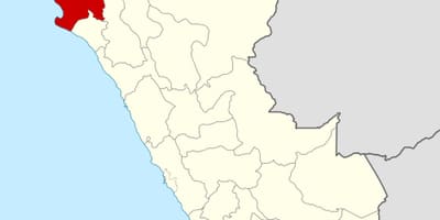 Kort over Peru piura