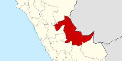 Kort over Peru pucallpa